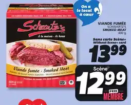 IGA SCHWARTZ'S SMOKED MEAT offer