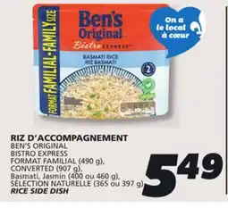 IGA BEN'S ORIGINAL BASMATI RICE offer