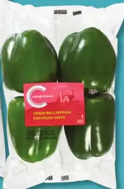 IGA COMPLIMENTS GREEN PEPPERS offer