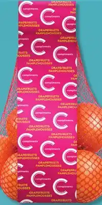 IGA COMPLIMENTS GRAPEFRUITS offer