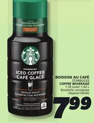 IGA STARBUCKS COFFEE BEVERAGE offer
