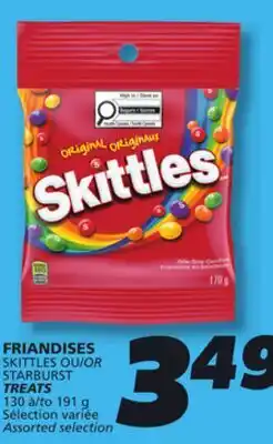 IGA SKITTLES STARBURST TREATS offer