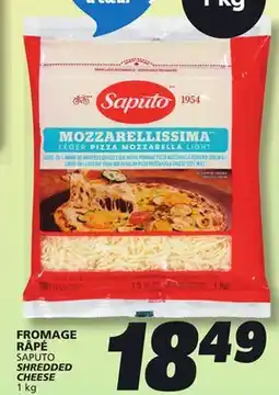 IGA SAPUTO SHREDDED CHEESE offer