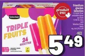 Metro GLACÉES SELECTION | SELECTION FROZEN TREATS offer