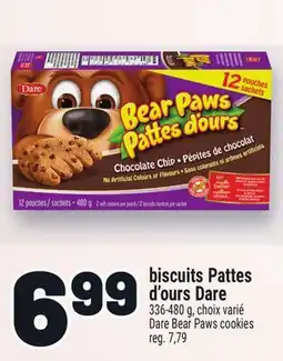 Metro BISCUITS PATTES D'OURS DARE | DARE BEAR PAWS COOKIES offer