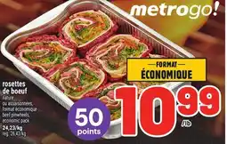 Metro ROSETTES DE BOEUF | BEEF PINWHEELS offer