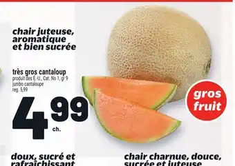 Metro TRÈS GROS CANTALOUP | JUMBO CANTALOUPE offer