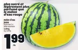 Metro MELON D'EAU JAUNE | YELLOW WATERMELON offer