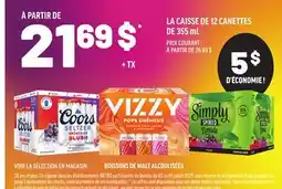 Metro LA CAISSE DE 12 CANETTES DE 355 ML offer