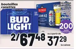 Metro BIÈRE LABATT BUD LIGHT, SLEEMAN CLEAR 2.0 | BEER offer