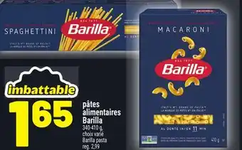 Metro PÂTES ALIMENTAIRES BARILLA | BARILLA PASTA offer
