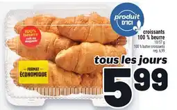 Metro CROISSANTS 100% BEURRE | 100% BUTTER CROISSANTS offer