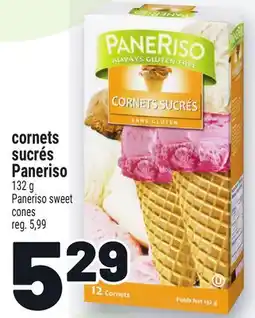 Metro CORNETS SUCRÉS PANERISO | PANERISO SWEET CONES offer