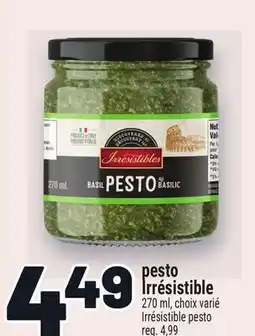 Metro PESTO IRRÉSISTIBLE | IRRÉSISTIBLE PESTO offer