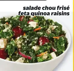 Metro SALADE CHOU FRISÉ FETA QUINOA RAISINS offer