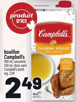 Metro BOUILLON CAMPBELL'S | CAMPBELL'S BROTH offer