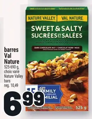 Metro BARRES VAL NATURE | NATURE VALLEY BARS offer
