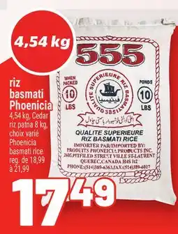 Metro RIZ BASMATI PHOENICIA | PHOENICIA BASMATI RICE offer