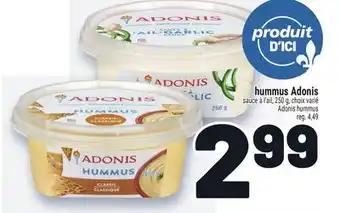 Metro HUMMUS ADONIS | ADONIS HUMMUS offer