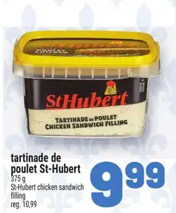 Metro TARTINADE DE POULET ST-HUBERT | ST-HUBERT CHICKEN SANDWICH FILLING offer