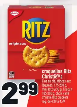 Metro CRAQUELINS RITZ CHRISTIE | CHRISTIE RITZ CRACKERS offer