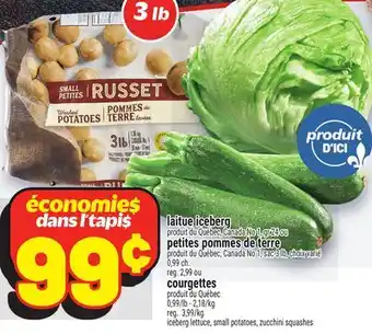 Metro LAITUE ICEBERG | COURGETTES offer