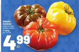 Metro TOMATES HEIRLOOM | HEIRLOOM TOMATOES offer