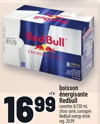 Metro BOISSON ÉNERGISANTE REDBULL | REDBULL ENERGY DRINK offer