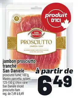Metro JAMBON PROSCIUTTO TRANCHÉ SAN DANIELE | SAN DANIELE SLICED PROSCIUTTO HAM offer