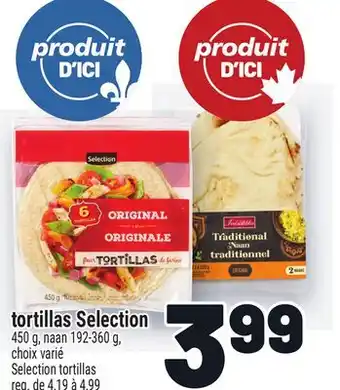 Metro TORTILLAS SELECTION | SELECTION TORTILLAS offer