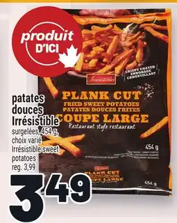 Metro PATATES DOUCES IRRÉSISTIBLE | IRRÉSISTIBLE SWEET POTATOES offer