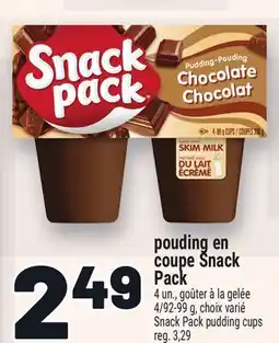 Metro POUDING EN COUPE SNACK PACK | SNACK PACK PUDDING CUPS offer