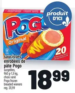 Metro SAUCISSES ENROBÉES DE PÂTE POGO | POGO FROZEN BREADED WIENERS offer