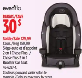 Canadian Tire Evenflo Chase Plus 2-in-1 Booster Car Seat offer