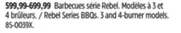 Canadian Tire Napoleon Rebel Series BBQs offer