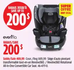 Canadian Tire Revolve360 Rotational All-in-One Convertible Car Seat offer
