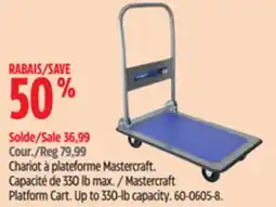 Canadian Tire Mastercraft Platform Cart Up to 330-lb capacity offer