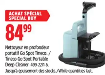 Canadian Tire Tineco Go Spot Portable Deep Cleaner offer
