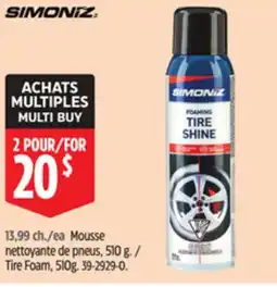 Canadian Tire SIMONIZ Tire Foam offer