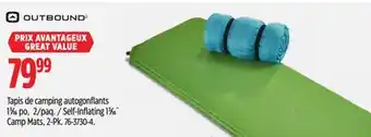 Canadian Tire Outbound Self-Inflating 13⁄16˝ Camp Mats, 2-Pk offer