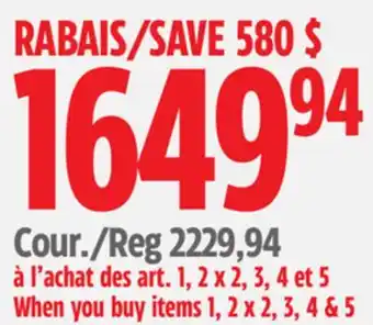 Canadian Tire MASTERCRAFT offer