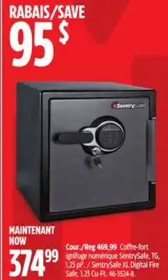 Canadian Tire SentrySafe XL Digital Fire Safe offer