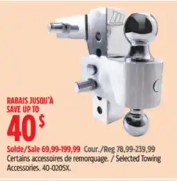 Canadian Tire Selected Towing Accessories offer