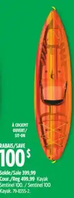 Canadian Tire Pelican Sentinel 100 Kayak offer