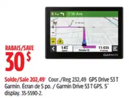 Canadian Tire Garmin Drive 53 T GPS offer