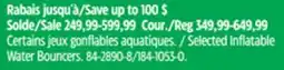 Canadian Tire Little Tikes Selected Inflatable Water Bouncers offer