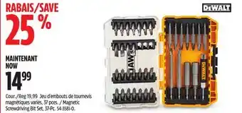 Canadian Tire Magnetic Screwdriving Bit Set, 37-Pc offer
