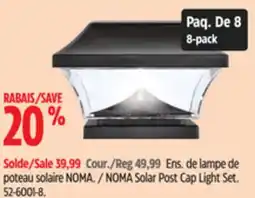 Canadian Tire NOMA Solar Post Cap Light Set offer