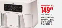 Canadian Tire Vida by PADERNO 9-Qt Tri-Zone Air Fryer offer