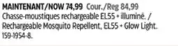 Canadian Tire Rechargeable Mosquito Repellent, EL55 + Glow Light offer